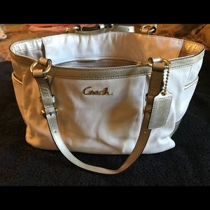 Authentic Coach Leather Tote